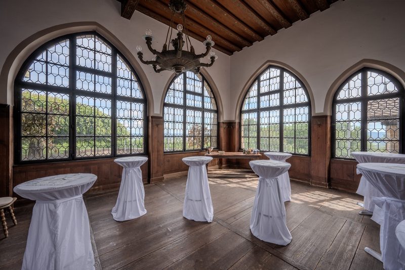 Der gläserne Saal im Palas, Blick nach Nordosten.