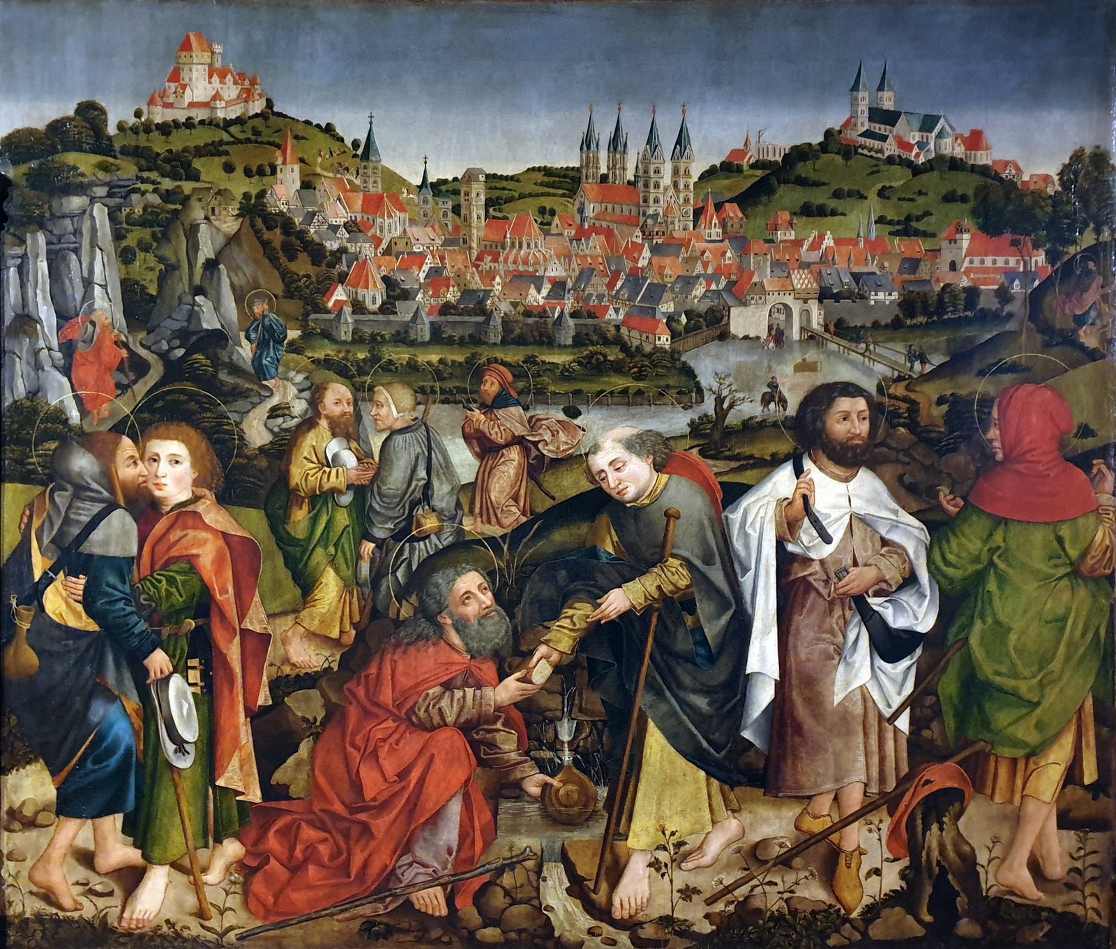 Bamberger Apostelabschied, Tafelbild 1483 (Wolfgang Katzheimer dem Älteren zugeschrieben)
